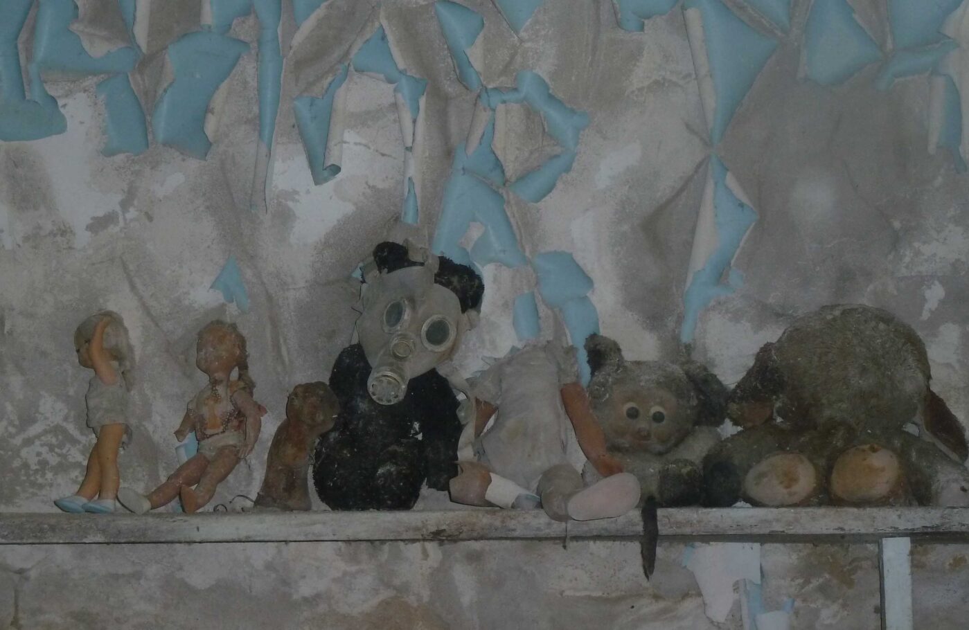 Zerfallendes Kinderspielzeug